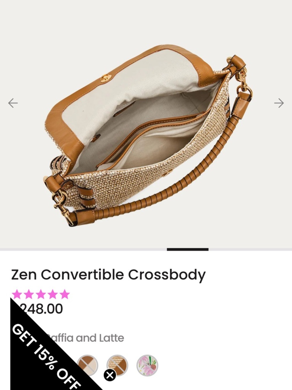 Aimee Kestenberg Zen Convertible Crossbody — NWT — Never Used - Picture 2 of 8